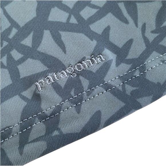 Patagonia Activewear Halter Top XS Blue Aqua Crisscross Drawstring Bottom - Picture 6 of 13